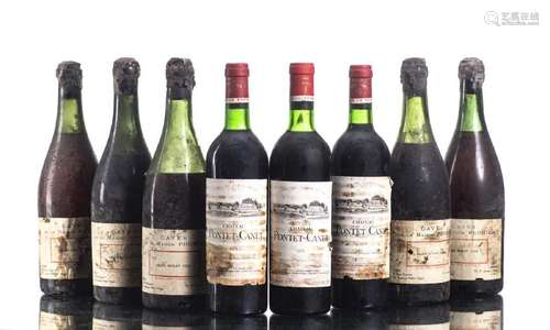 Château Pontet-Canet 1975 3 bouteilles & Anjou Rablay