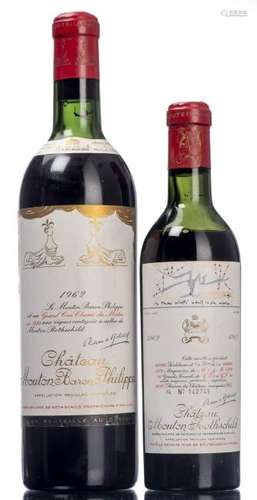 Château Mouton Rothschild 1962 1 fillette & Château