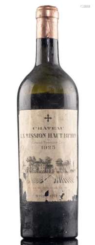 Château La Mission Haut Brion 1925 1 bouteille