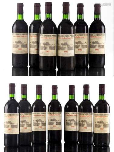 Château la Fleur Pourret 1982 13 bouteilles