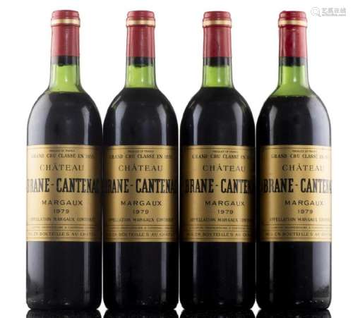 Château Brane Cantenac 1979 4 bouteilles