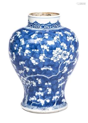 Potiche en porcelaine de chine Kangxi