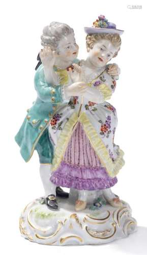 Porcelaine de Meissen le baiser volé