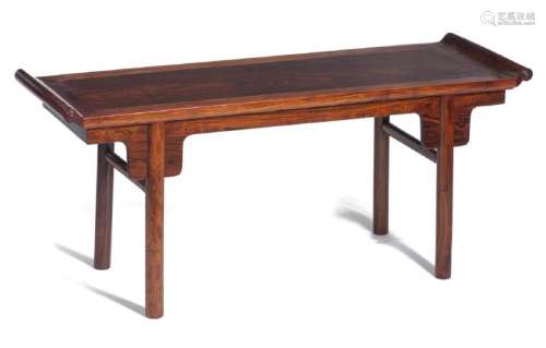 Table basse rectangulaire de Chine en bois de huang