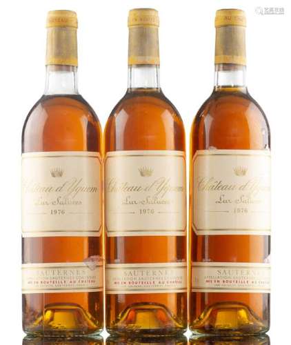 Château d'Yquem 1976 3 bouteilles