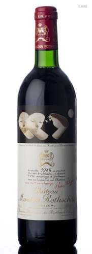 Château Mouton Rothschild 1986 1 bouteille