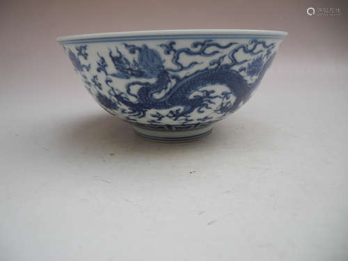 A Blue and White Porcelain Bowl