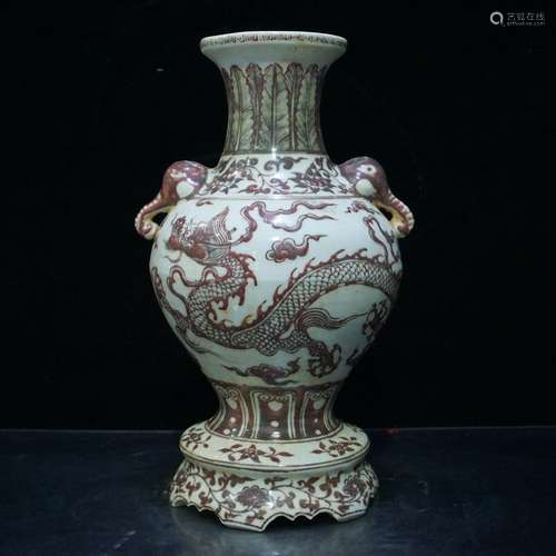 A Copper Red Porcelain Vase