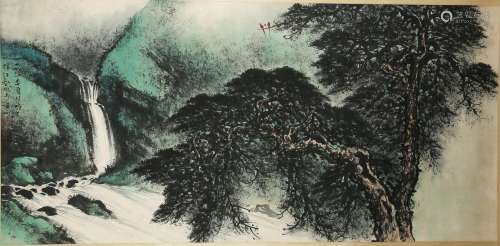 LI XIONGCAI: INK AND COLOR ON PAPER PAINTING