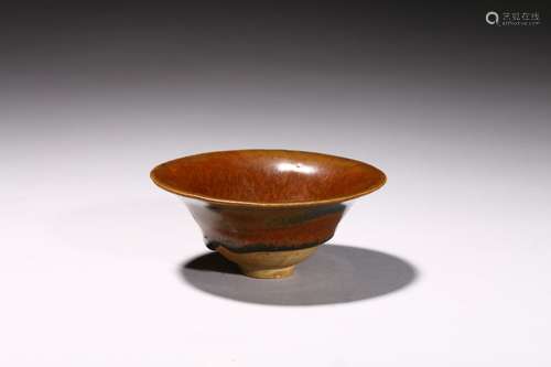 A JIAN WARE PERSIMMON GLAZE CUP