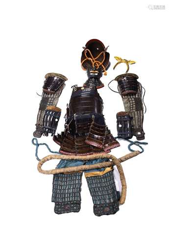 A JAPANESE SAMURAI GUSOKU ARMOR