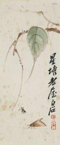 QI BAISHI: INK AND COLOR ON PAPER PAINTING