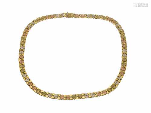 Collier GG/RG/WG 333/000 Kastenschließe mit SI-Acht, L. 44,5 cm, 16,7 gCollier GG / RG / WG 333/