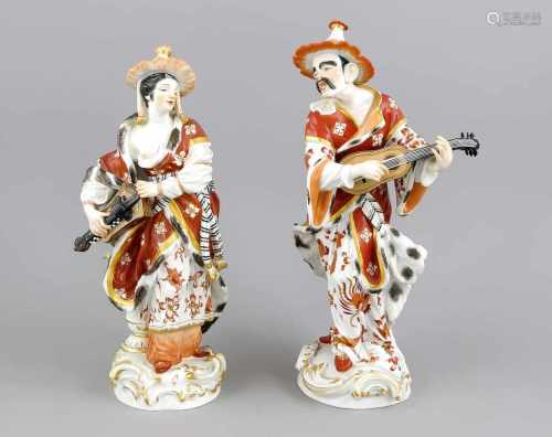 Malabar und Malabarin, Meissen, Marke nach 1934, 1. W., Modell Friedrich Elias Meyer imJahr 1751,