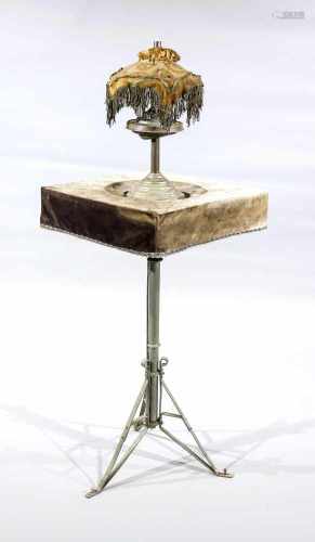 Verschwindende Petroleumlampe von Horster, Original um 1910, Metall und Stoff, stärkereAlters- und
