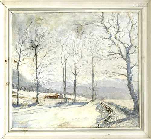 August Wilde (1881-1950), Winterlandschaft, 