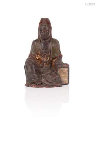 Guanyin Chine Fin Époque Ming (1368 1644) Bronze l…