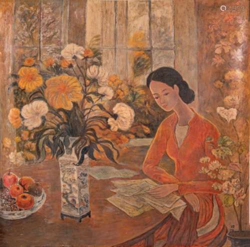 Le Pho (1907 2001) Jeune femme assise songeuse app…