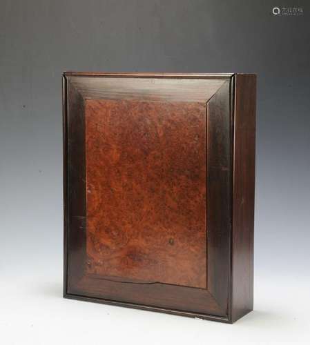 Chinese Hongmu & Yingmu Wood Box, 19th Century