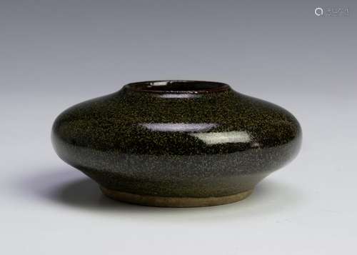 Chinese Teadust Glazed Water Coupe, Jiaqing