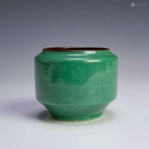 Chinese Green Ge Glazed Bowl, 19th Century