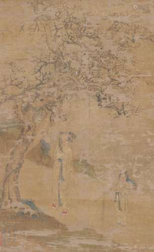 Old Chinese Painting of Scholars