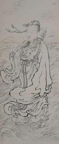 Chinese Painting of a Taoist Figure