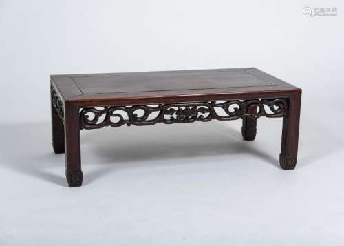 Chinese Hardwood Kang Table, 19th Century