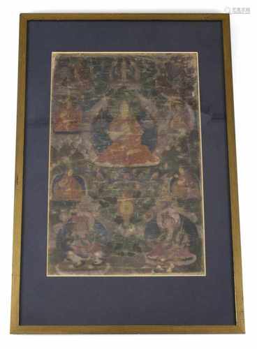 THANGKA, TIBET,WOHL 18.JH.36 X 55 CM