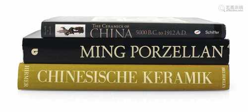 3 BÜCHER, CHINESISCHE KERAMIK,PORZELLAN