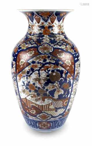 BODENVASE, IMARI,MEIJI-PERIODEH. 50 CM