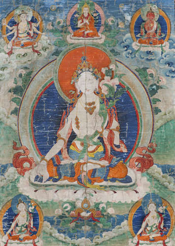 A THANGKA DEPICTING SITATARA