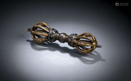 A BRONZE VAJRA