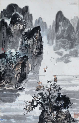 Wang .Spring Landscape in Guilin