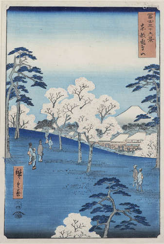 A TRIPTYCH AND FOR WOODBLOCK PRINTS BY VARIOUS ARTISTS