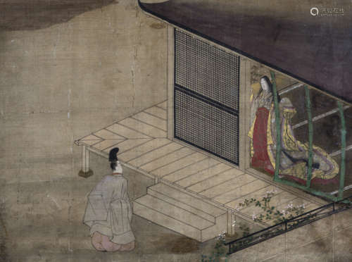 Scene from the Tale of Prince Genji (Genji Monogatari)