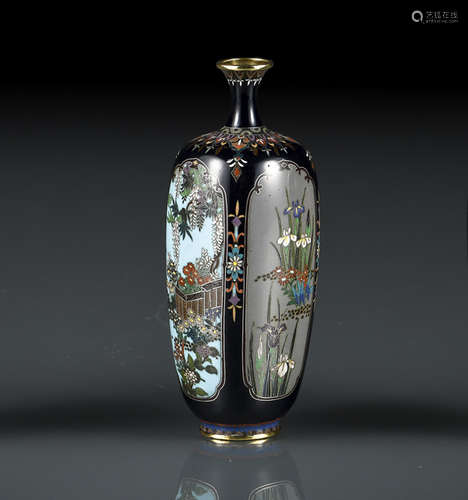 A FINE CLOISONNÉ VASE