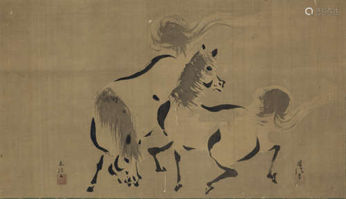 A GROUP OF THREE PAINTINGS