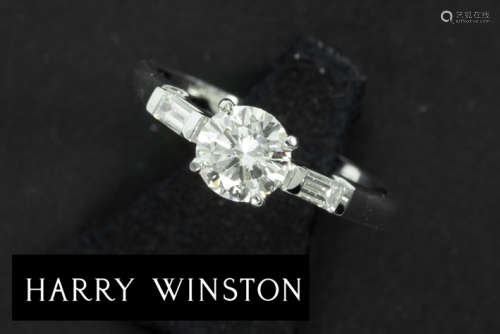 HARRY WINSTON solitaire blauwwitte ( D ! ) loepzuivere kwaliteitsbriljant van 0,71 [...]