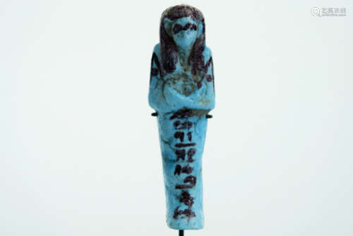 OUD EGYPTE - 21ste DYNASTIE (1060 - 1025 BC) sculptuur - een zgn ushabti - in [...]