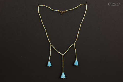 OUD-EGYPTE - NIEUWE RIJK - ca 1400BC grafvondst : collier van de 18° dynastie [...]