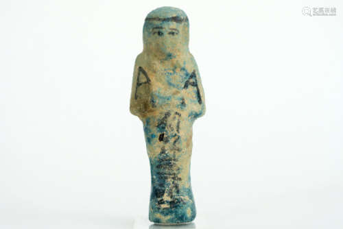 OUD-EGYPTE - 21°/22° dynastie - 1075 tot 839BC zgn ushabti in geglazuurd [...]