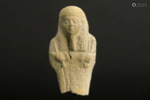 OUD-EGYPTE - PTOLEMAÏSCHE PERIODE (306BC - 30) fragment van een ushabti in [...]