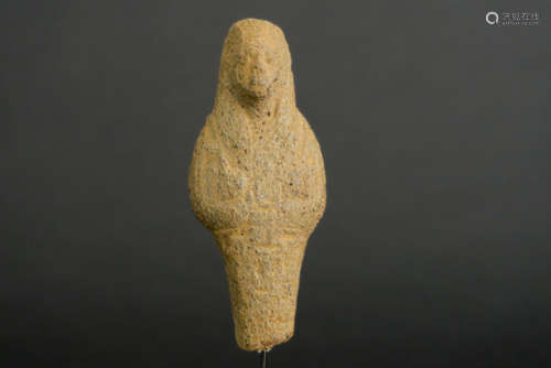 OUD-EGYPTE - PTOLEMAÏSCHE PERIODE (306BC - 30) fragment van een zgn ushabti in [...]
