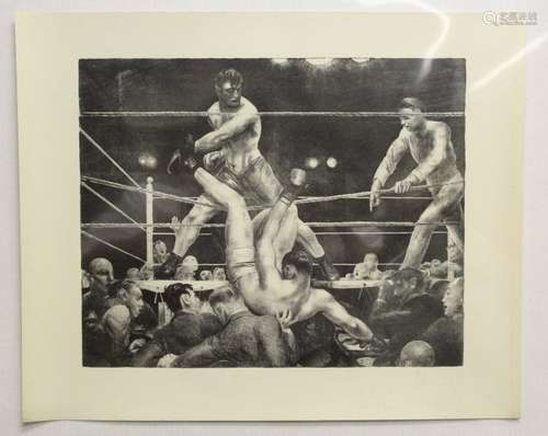 George Bellows (1882-1925) Lithograph