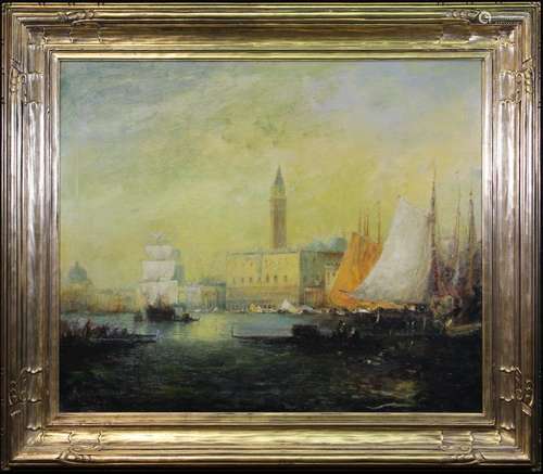 Impressionist Venice Italy Painting, Signed