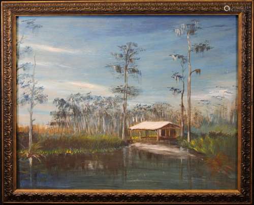 20th C. Florida School Painting, Signed