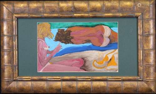 Snyder, Signed Painting of Nude Women