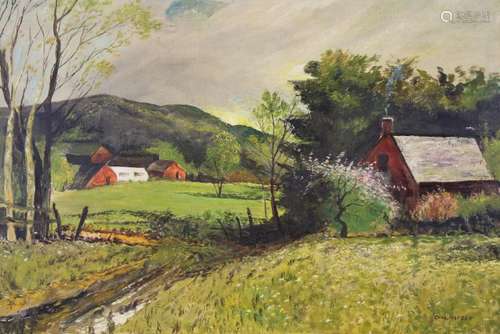 Maeder, Signed American School Landscape