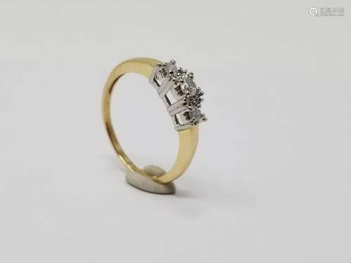 10K Gold & Diamond Ring